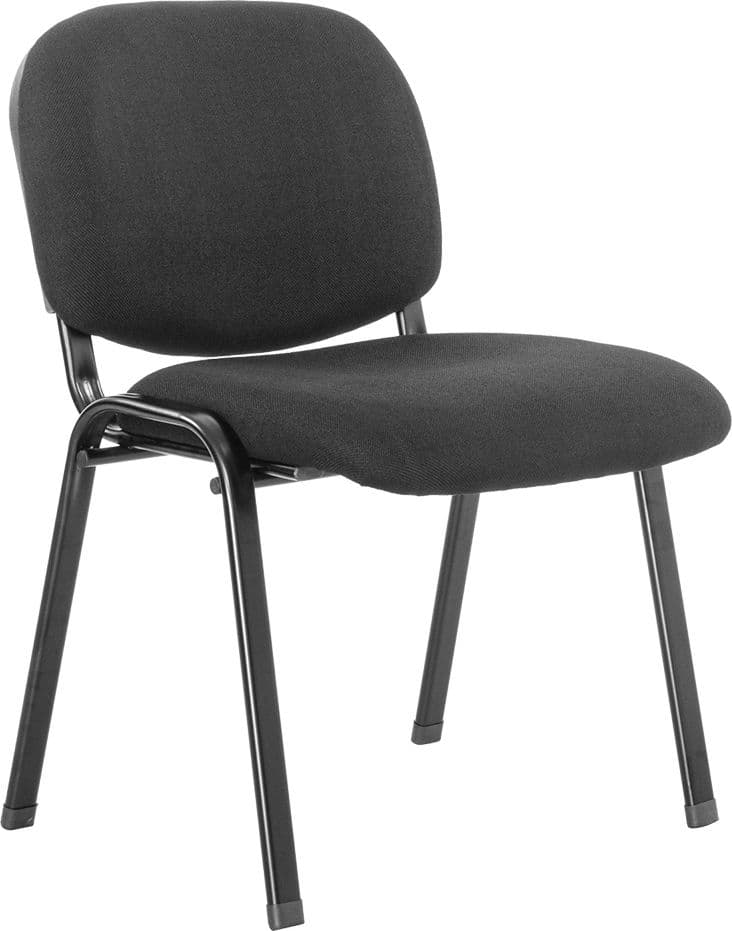 SEDIA DA INTERLOCUTORIA nero - cm 54,5 x 58 x 81,5- 5 pezzi  - KASART