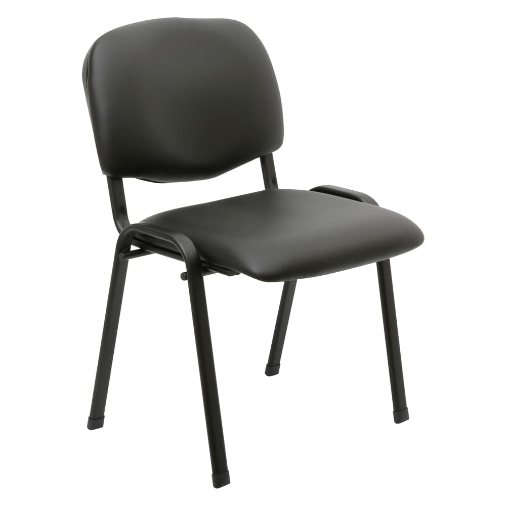 Sedia Interlocutoria Kasart Nero 5 Pezzi 54,5 x 58 x 81,5 cm - 2