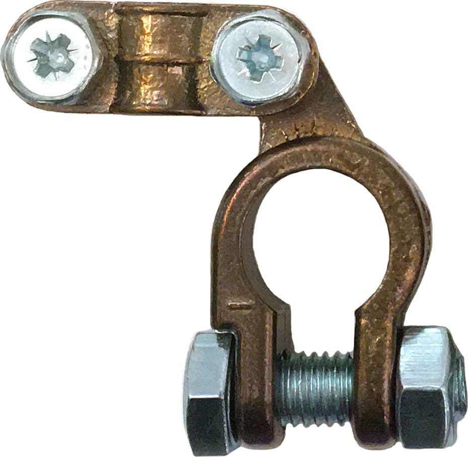 MORSETTO PER BATTERIA AUTO polo positivo  - MADE IN ITALY