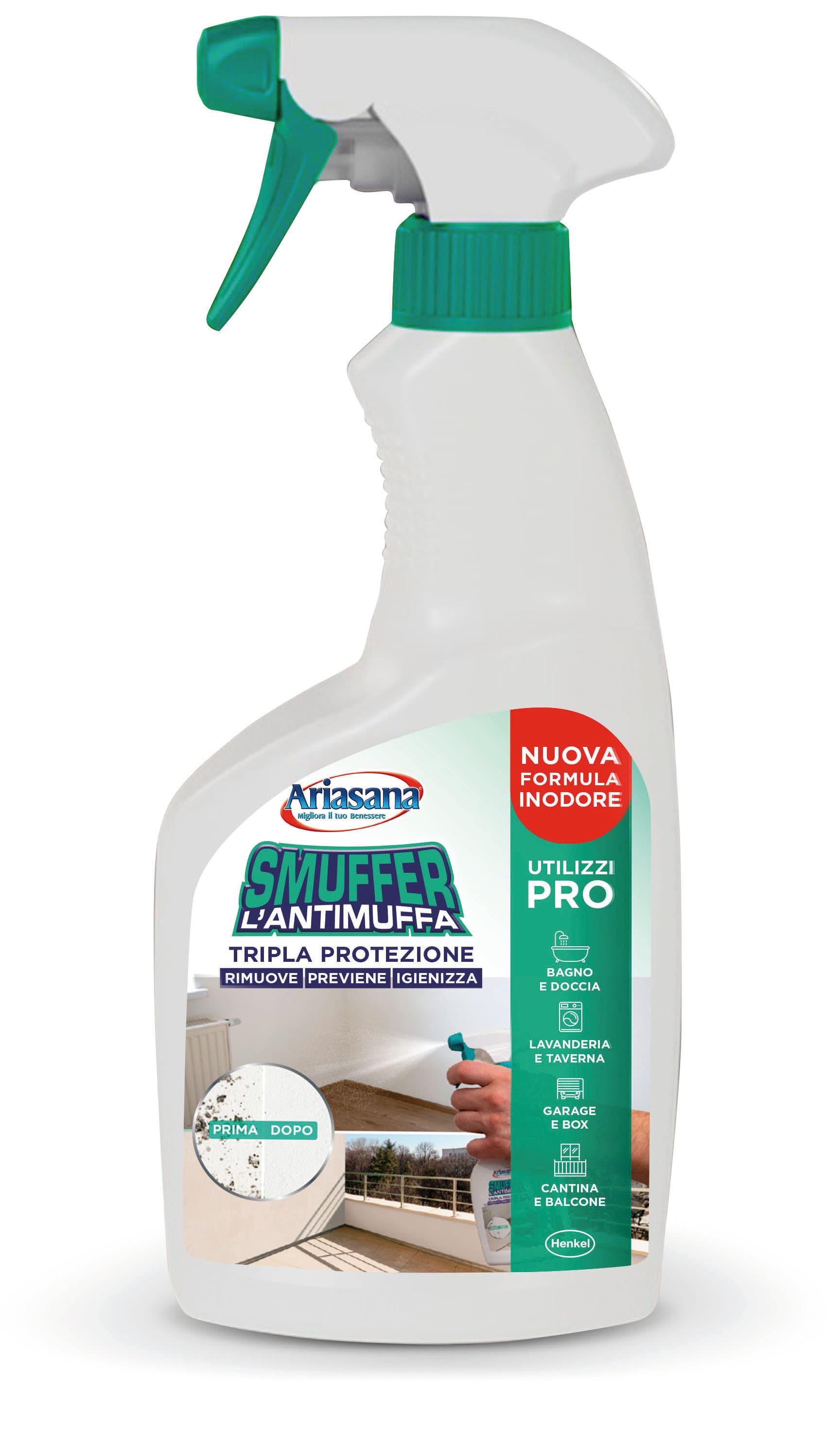 Antimuffa Ariasana Smuffer Professionale ML.375 Henkel - 2