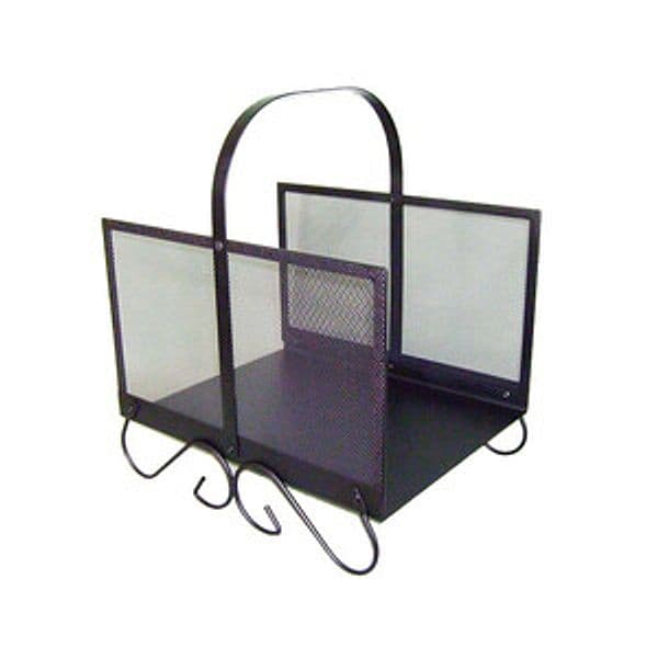 Portalegna per Camino 41 x 33XH48CM Nero - 2