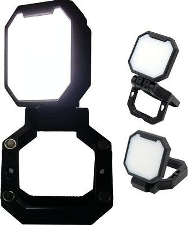 Proiettore LED Cob Oyster Luce Quadra 10,8 x 13,8 cm 4,3 cm - 2