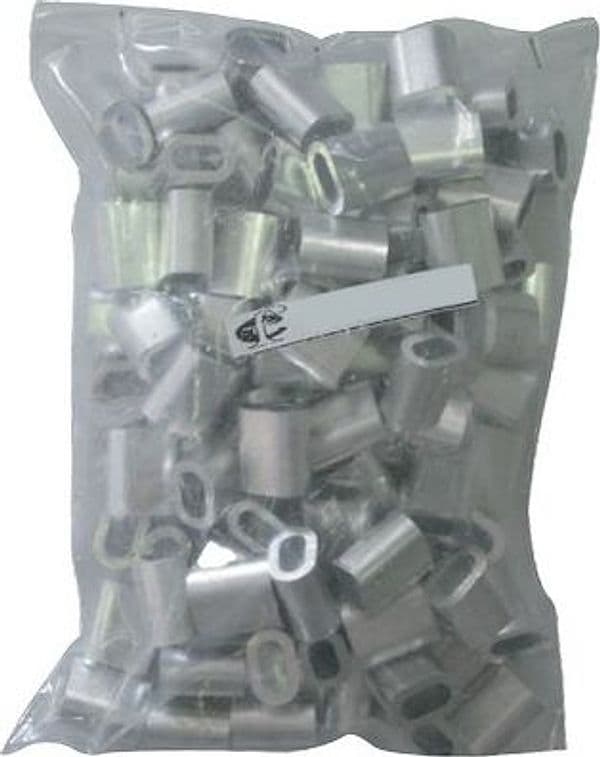 Morsetto per Filo Nyofil Workit Alluminio 5 mm 100 Pezzi - 2