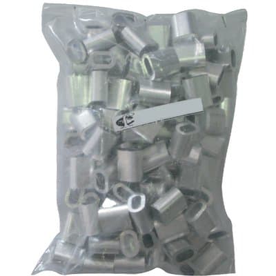 Morsetto per Filo Nyofil Workit Alluminio 5 mm 100 Pezzi - 2