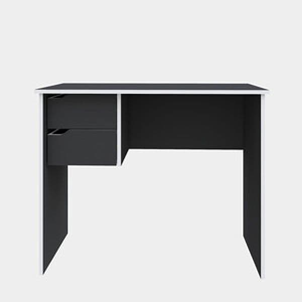 Scrittoio 2 Cassetti 90 x 50 x 73 cm Ardesia - 2