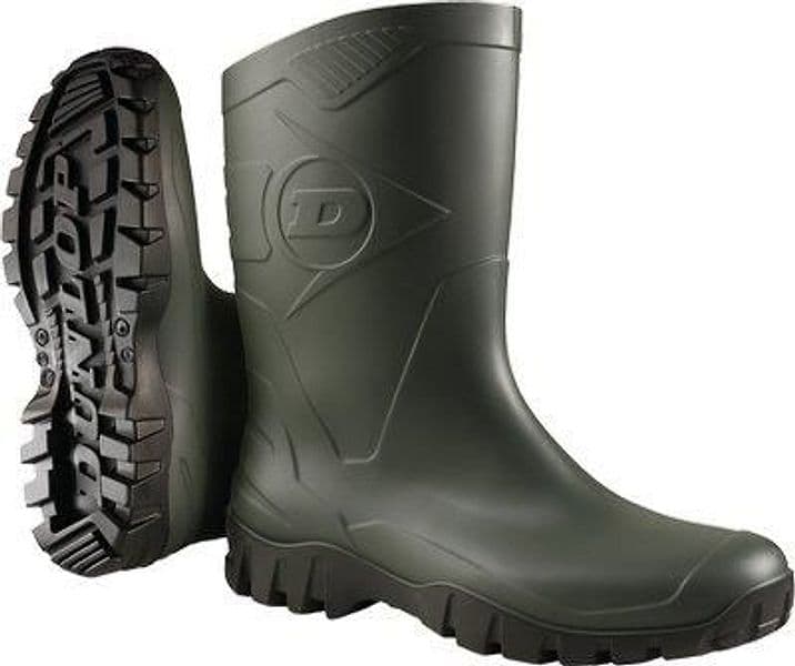 Stivale PVC Tronchetto Dane Dunlop Verde 38