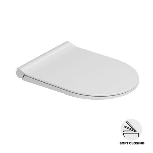 Sedile WC Mirto Round Soft Closing Dolom Bianco - 2