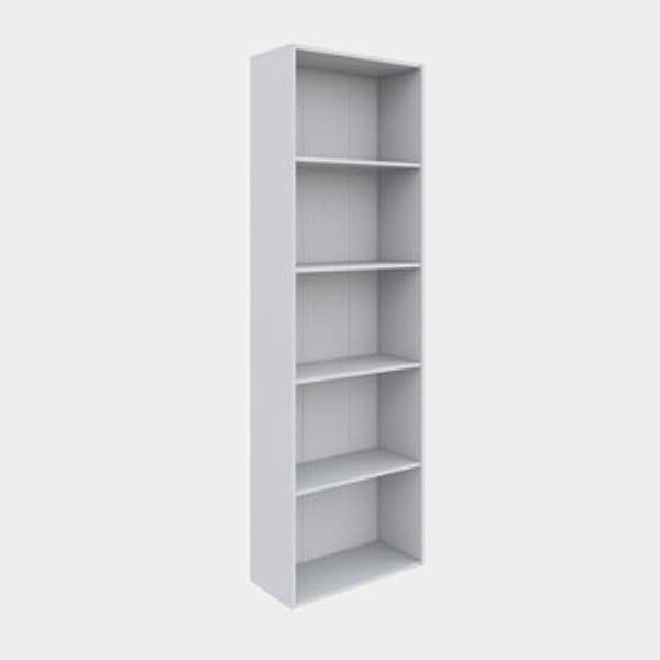 Libreria 4 Ripiani 50 x 22,8 x 157,4 cm Bianco - 2