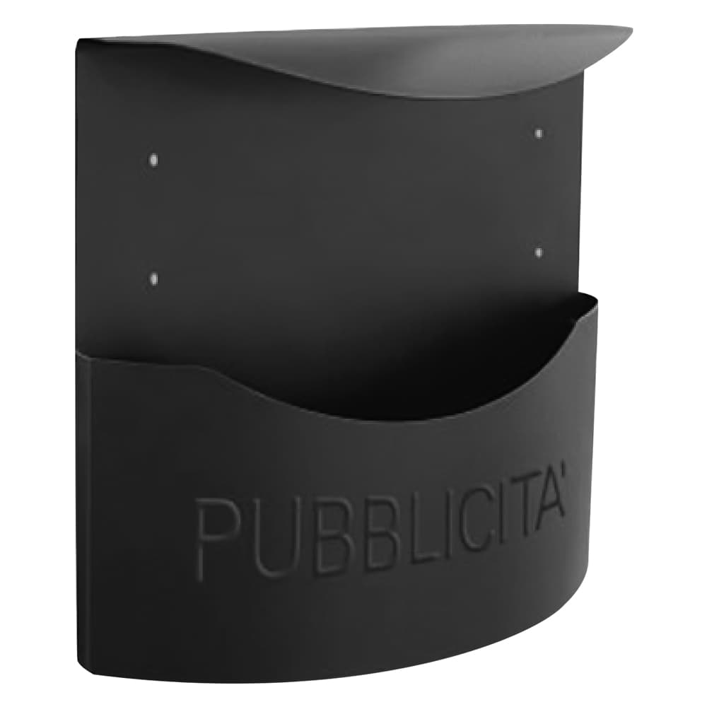 Cassetta Portapubblicita Kasart Viola' Antracite 34,5 x 12,5 x 35 cm - 2