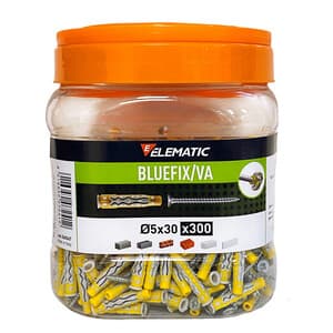 Tassello Bluefix Va 5 x 30 con Vite Barat Elematic 300 Pezzi - 2