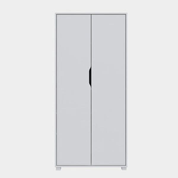 Mobile 2A Multiuso 78 x 36 x 170 cm Bianco - 2