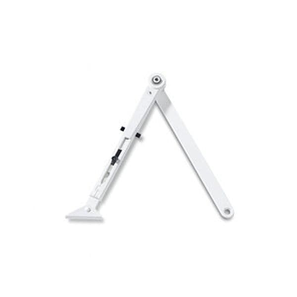 Geze Braccio V per TS2000 4000 con Fermo Ins Dis Bianco - 2
