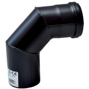 Stufa a Pellet D 10 cm Curva a 90 - 2