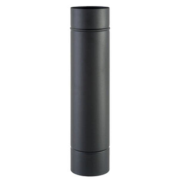 Tubo Porcellanato D 13 x H 50 cm Nero Opaco Classic 6 Pezzi - 2