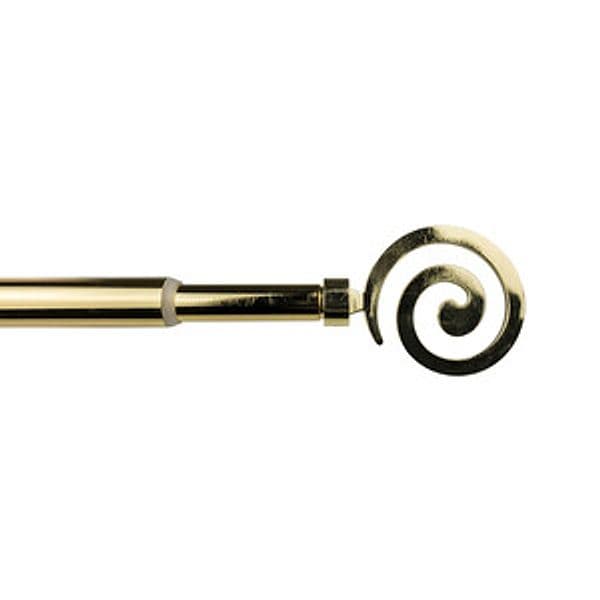 Bastone Metallo D 12 x 9 70 x 120 cm Spirale Oro - 2
