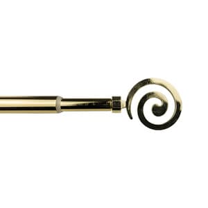 Bastone Metallo D 12 x 9 70 x 120 cm Spirale Oro - 2
