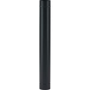 Tubo Porcellanato D 15 x H 100 cm Nero Opaco Classic - 2