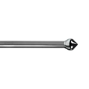 Bastone Metallo Ø 20 x 19 120 x 210 cm Bulbo Cromo 6 Pezzi - 2