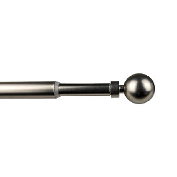 Bastone Metallo Ø 12 x 9 70 x 120 cm Palla Nichel - 2