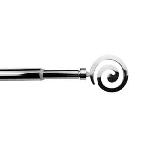 Bastone Metallo D 12 x 9 70 x 120 cm Spirale Cromo - 2