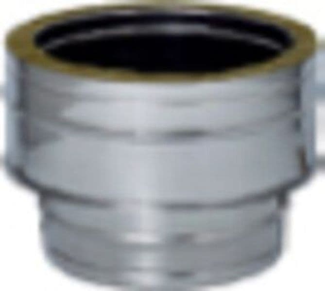 Raccordo INOX da Mono a Dop Parete D 8 x 13 cm - 2