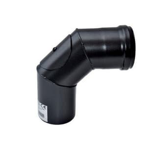 Stufa a Pellet con Ispez D 10 cm Curva a 90 - 2