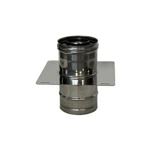 Piastra Intermedia INOX Dop Parete D 8 x 13 cm - 2