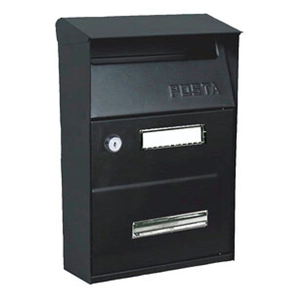 Cassetta Postale Austria Nero 9005 21.5 x 10.5 x 32CM - 2