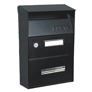Cassetta Postale Austria Nero 9005 21.5 x 10.5 x 32CM - 2