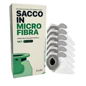 Ricambio Folletto Sacco in Microfibra VK7 PZ.6 - 2