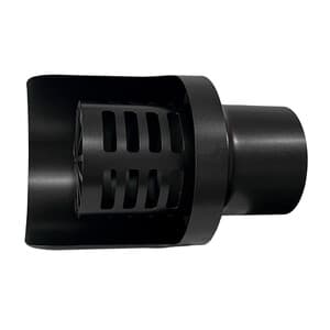 C TERMINALE INOX ORIZZONTALE VERNIC D  8 CM- 1,0 pz - 2