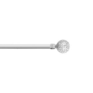 Bastone Metallo D 20 x 17 120 x 210 cm Ricamo Bianco 6 Pezzi - 2