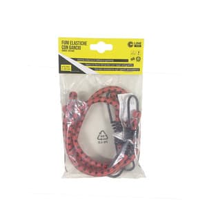 Set 2 Funi Elastiche D.8 C 2 Ganci Fe 60 Rosso - 2