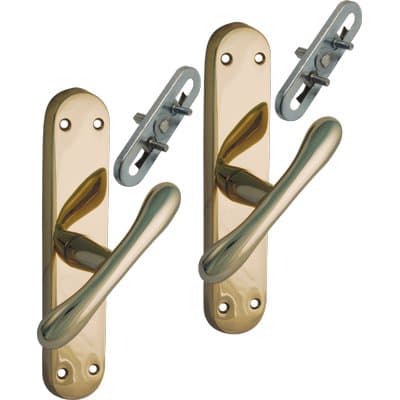 Cremonese Goccia Ottone Gratz Perni Zama Ottone Lucido 2 Pezzi - 2