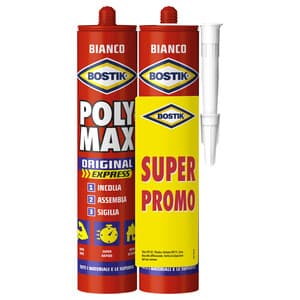 Polymax Original 425 g Bianco Cart Bipack Bostik 2 Pezzi - 2