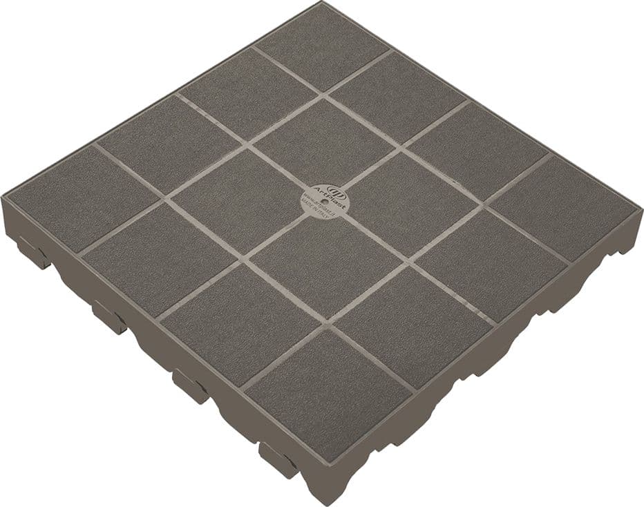 PIASTRELLA PER GIARDINO 'COMBI' cm 40 x 40 (39 x 39 netta) x h 4,8  - ARTPLAST - 2