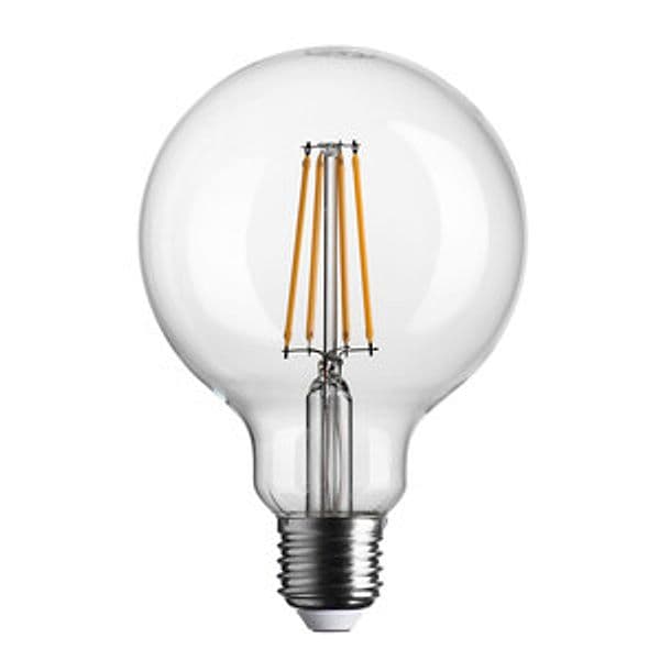 Lampadina LED Globo 95 Stick 8,5W E27 4000K 5 Pezzi – Idroweb