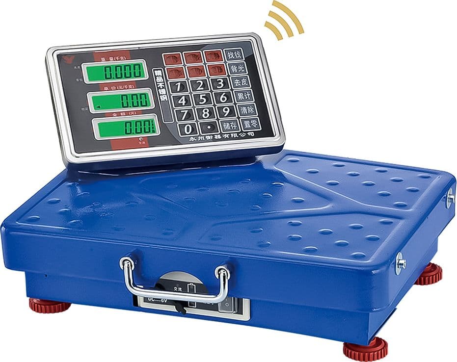 BILANCIA DIGITALE WIRELESS A PIATTAFORMA portata massima 300 kg  - KASART