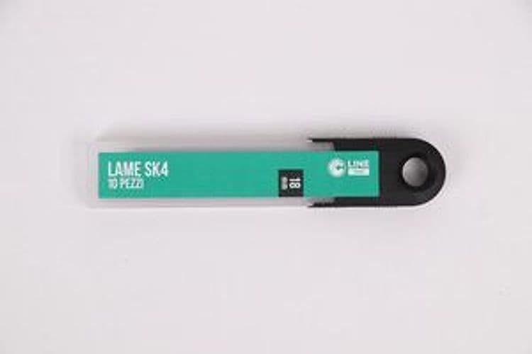 Set 10 Lame Ricambio Spezz SK4 per Cutter 18 mm 20 Confezione - 2