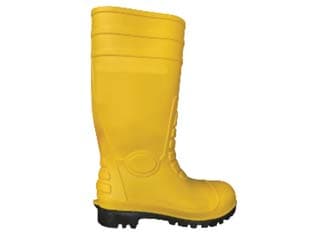 Stivali di Sicurezza a Ginocchio in PVC Giallo N°44 1 Paio Excel - 2
