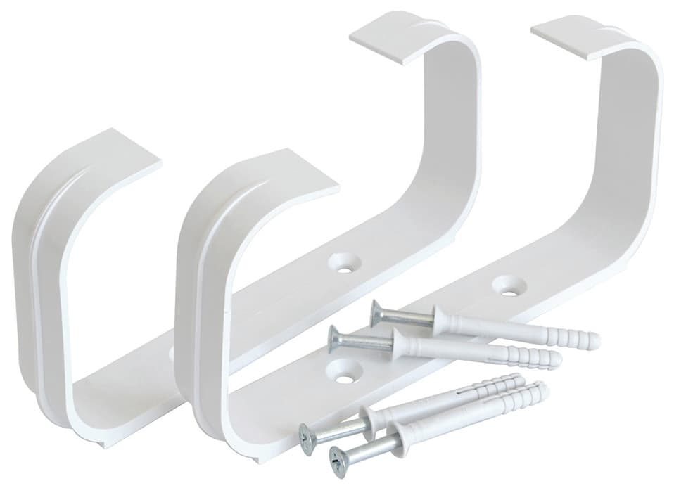 Staffa Fermatubo per Aerazione Canalizzata Mm 150 x 70 con Tasselli e Viti - 2