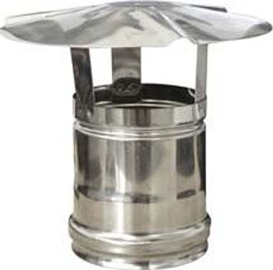 Fumaioli a Cappello in Acciaio Inox 304 Attacco Femmina Ø 8 mm cm - 2