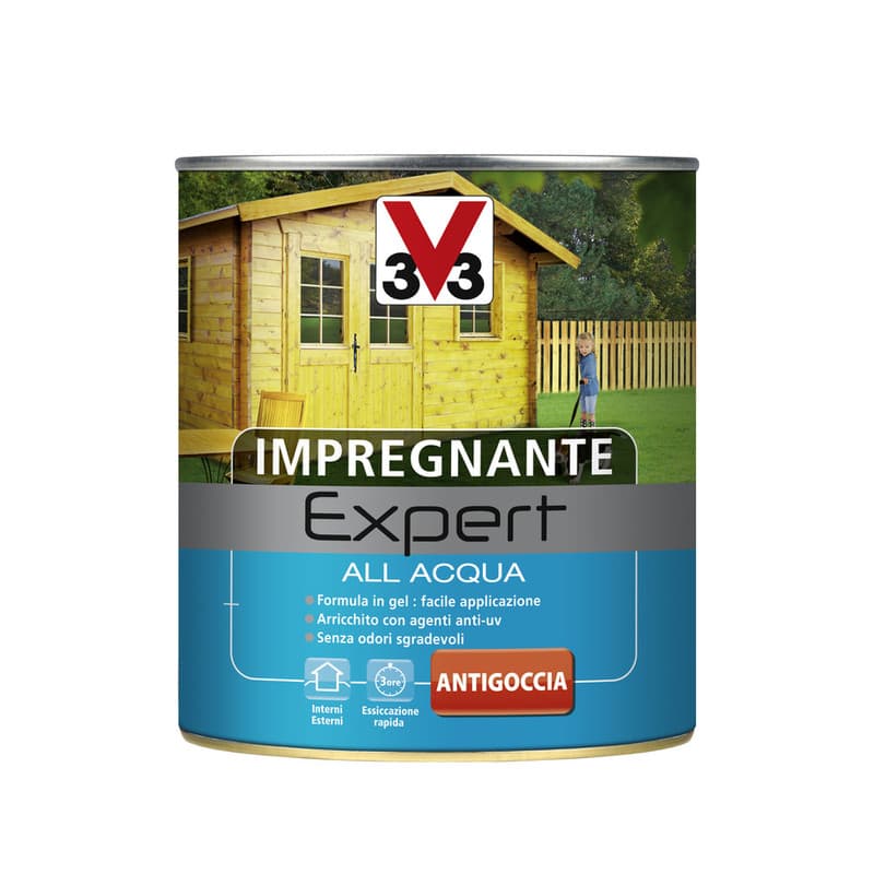 V33 Impregnante Expert Acqua Mogano 0,75L - 2