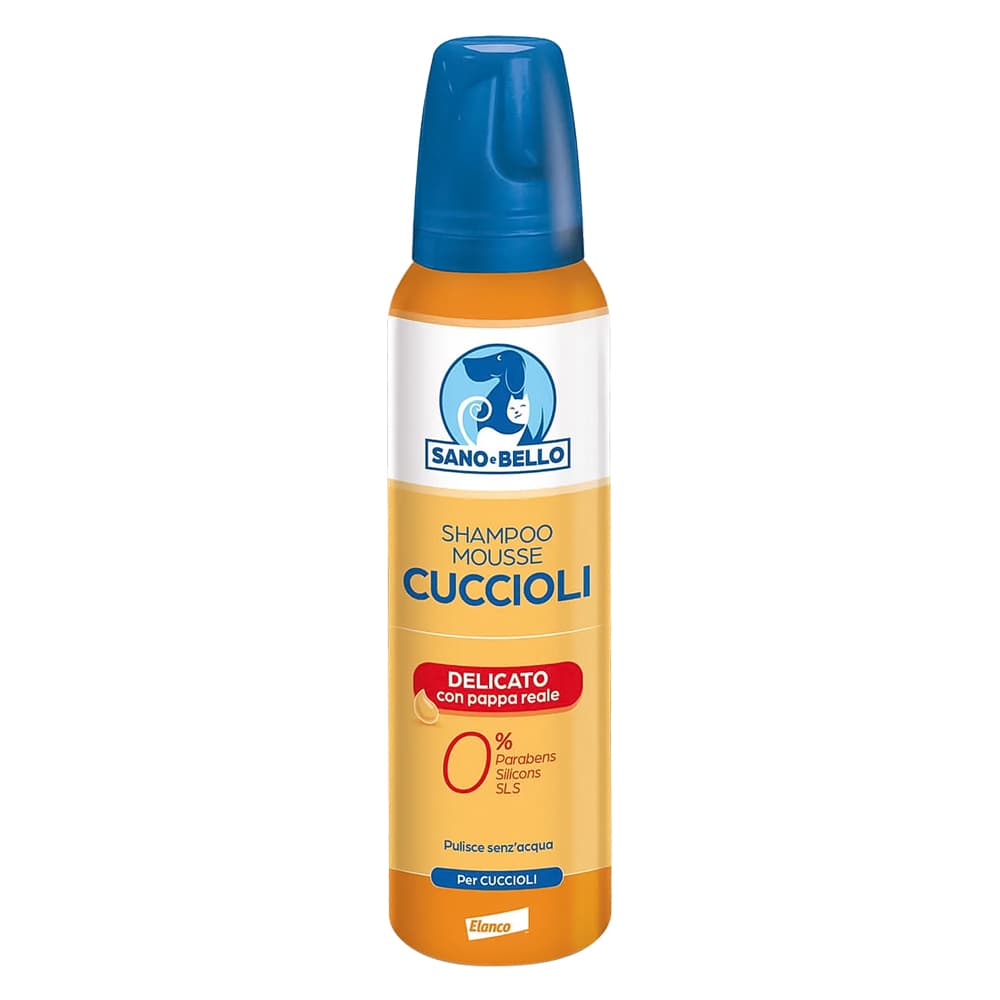 Shampoo Mousse per Cane Delicato con Pappa Reale Sano e Bello Cuccioli - 2