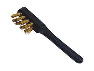 Spazzola con Setole in Ottone Manico Dritto in Plastica Dimensioni 10 Pezzi - 2