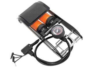 Pompa a Pedale Doppia con Manometro Dimensioni 287 MMX138 Alte - 2