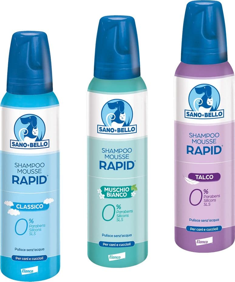 Shampoo Mousse per Cane e Cuccioli Profumazione al Muschio Sano e Bello - 2