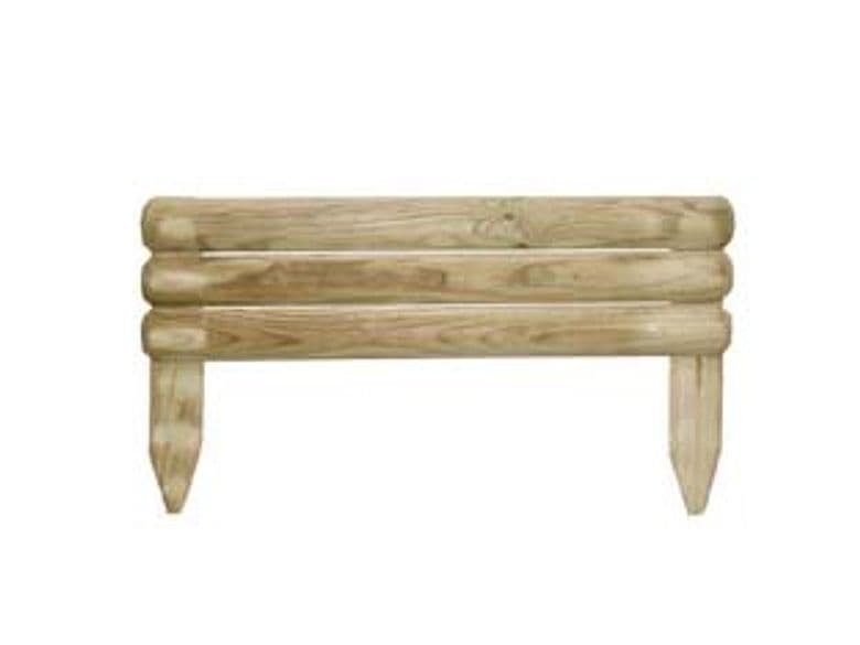 Steccato Orizzontale 3 Assi in Pino Impregnato 55 CMX30 15H 5 Pezzi