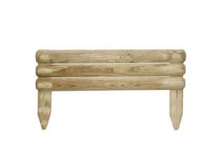 Steccato Orizzontale 3 Assi in Pino Impregnato 55 CMX30 15H 5 Pezzi - 2
