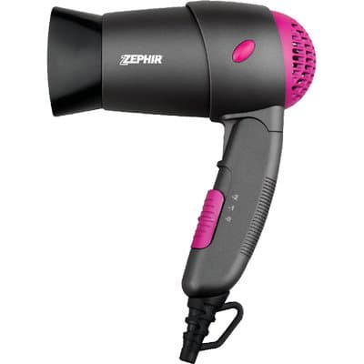 Asciugacapelli Pieghevole ZHB1200 Zephir Watt 1200 2 Velocita 230 V - 2
